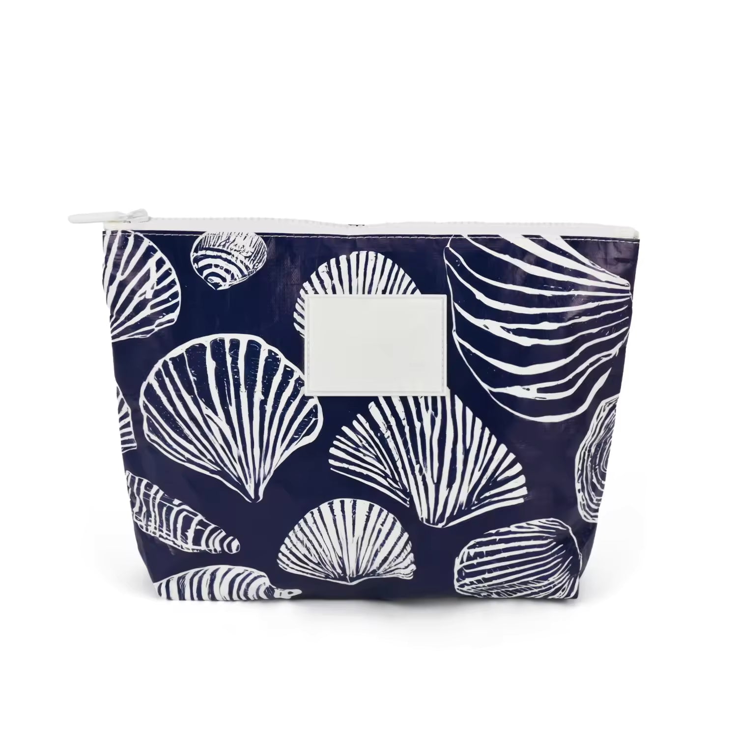 Custom Floral Tyvek Paper Pouch Waterproof Cosmetic Bag Portable Travel Overnight Toiletry Makeup Pouch for Women