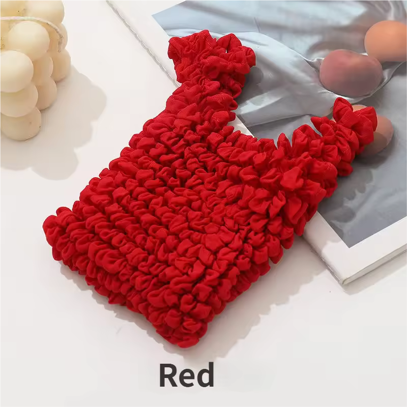 Cross-border New Product Japanese-style Design Pleated Shopping Bubble Bag, Durian Shrink Bag Hedgehog Bubble Pleated Gift Bag