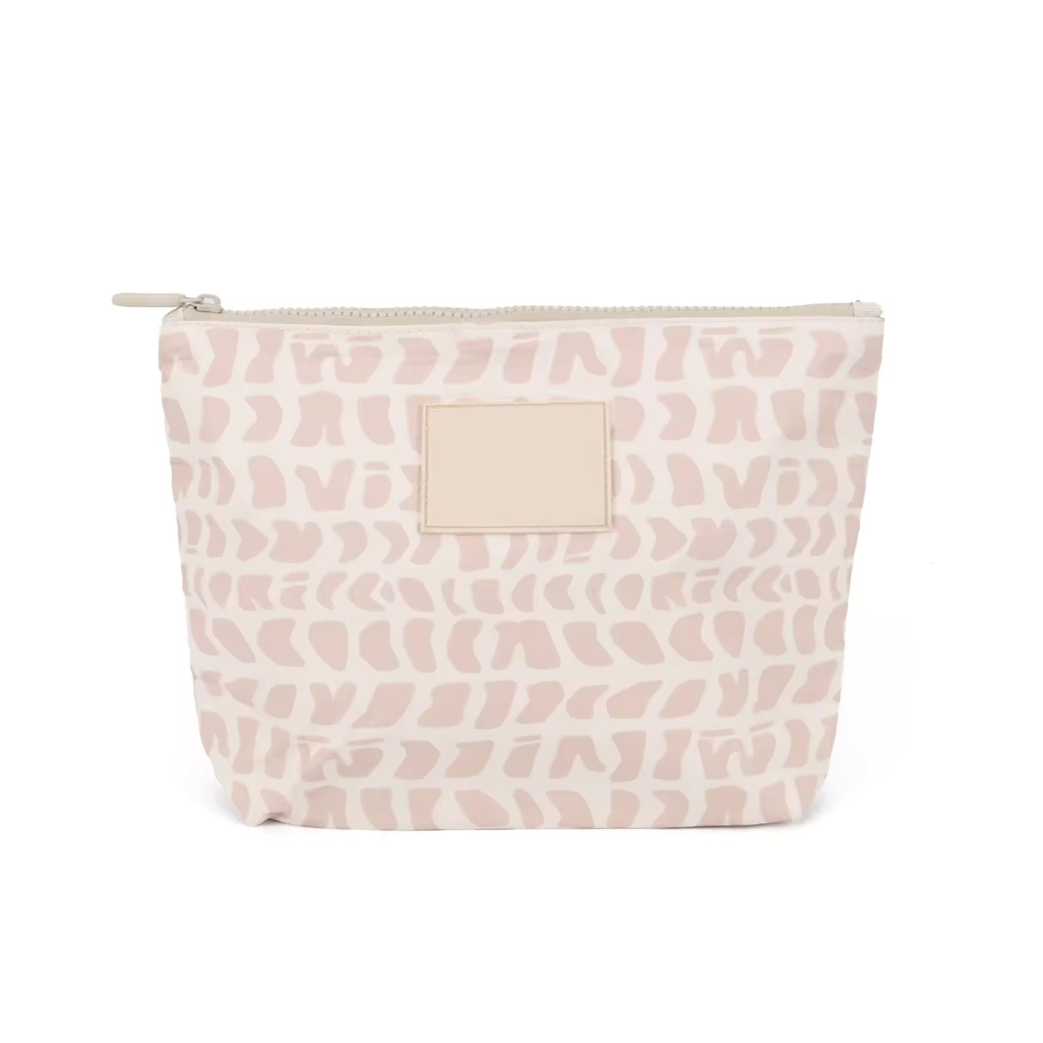 Custom Floral Tyvek Paper Pouch Waterproof Cosmetic Bag Portable Travel Overnight Toiletry Makeup Pouch for Women