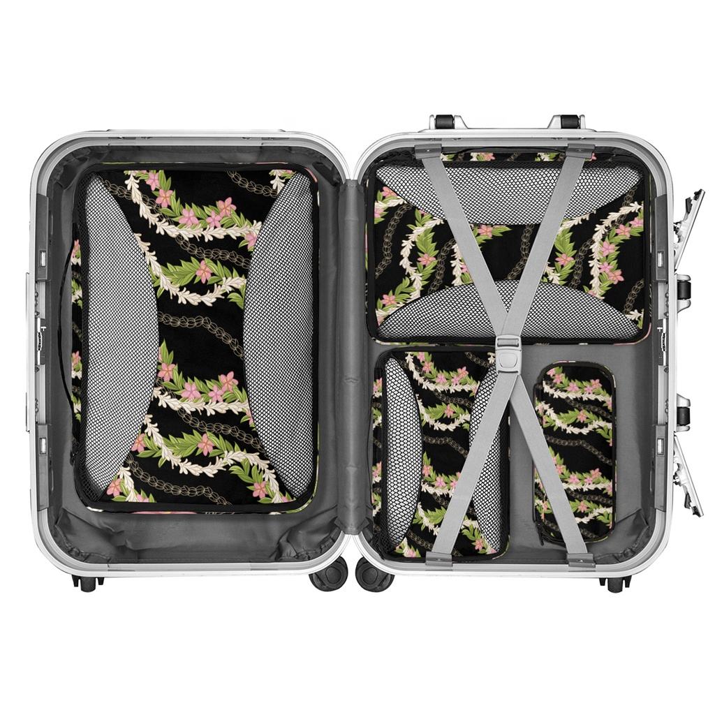 4 PCS Travel Organizer Bags Set Luggage Packing Cubes Lightweight Clothes Storage Pouches