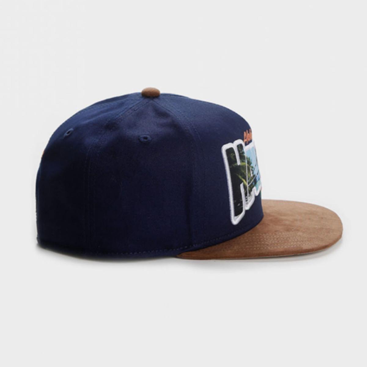 Ready Stock Adult 5-Panel Baseball Cap Letter 100% Cotton for Sports Leisure Sun Protection Greetings Hawaii Export Wholesale