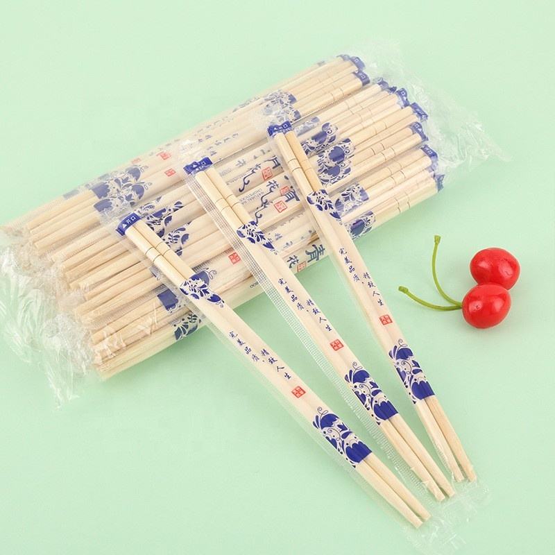 Custom Disposable Bamboo Chopsticks-Bacchette Giapponesi Palillos Chinos Wedding Pair for Noodles Ramen Sushi