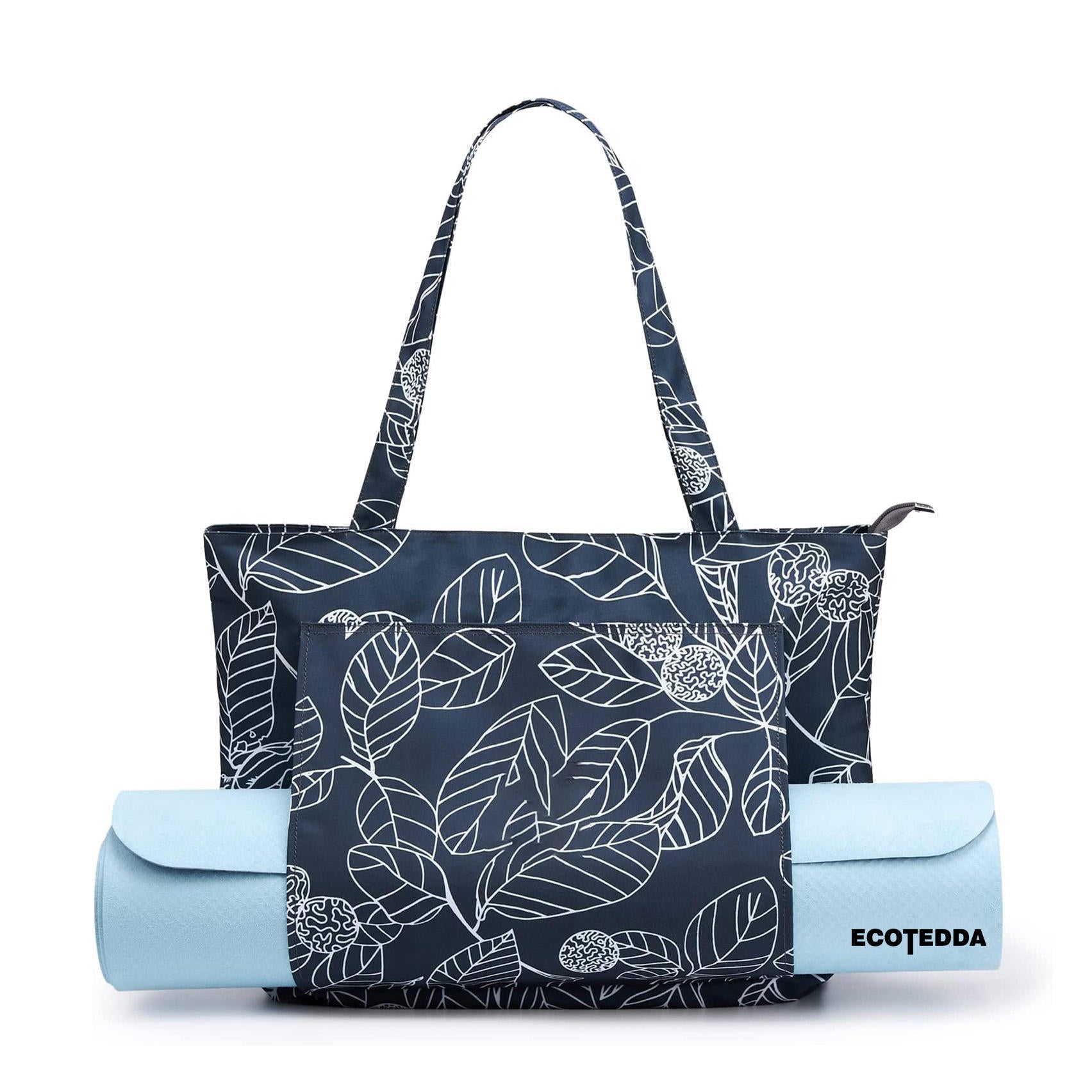 Custom logo Print Yoga Matt Bag Ecofriendly Yoga Mat Cover Bag Carrier Eco Friendly Cotton Canvas Yoga Mat Bag