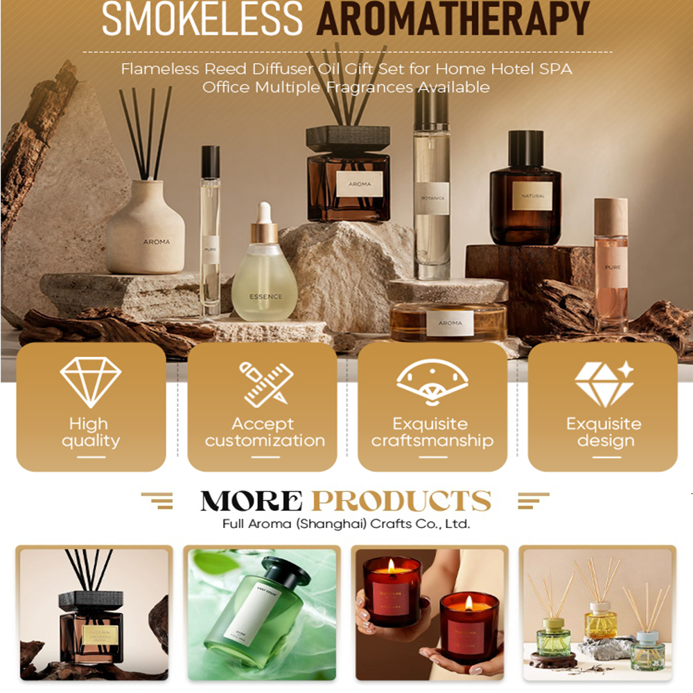 Handmade aroma diffusers, natural perfumes, essential oils, reed diffusers, ready-to-sell gifts. OEM & ODM manufacturing available for business souvenirs.