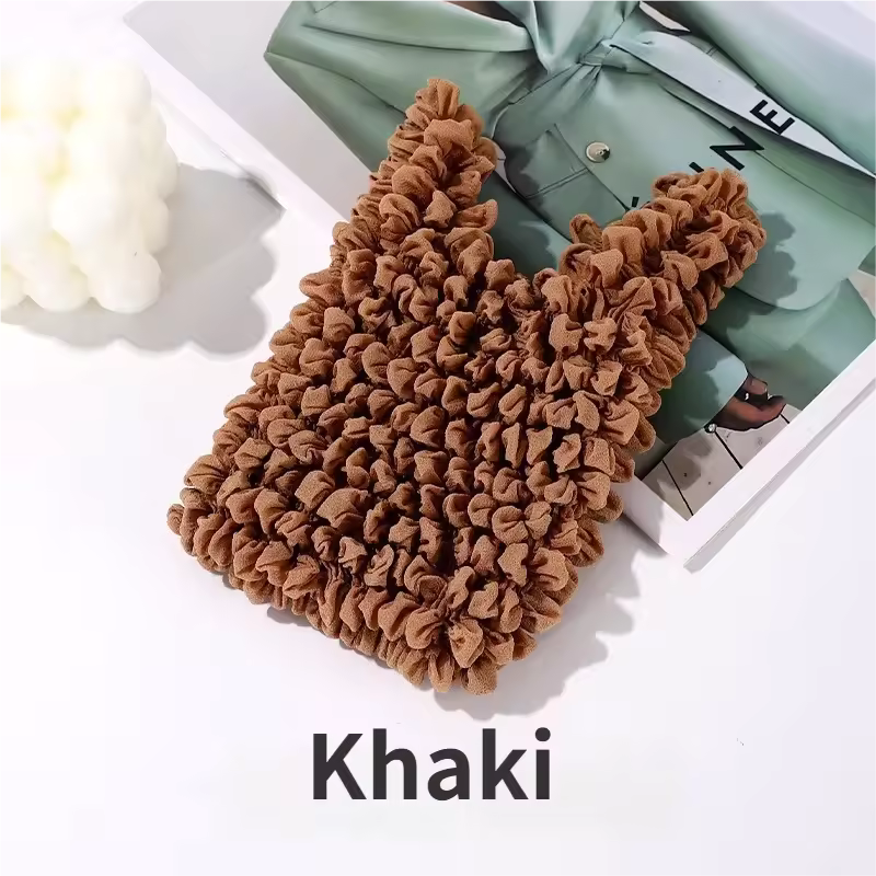 Cross-border New Product Japanese-style Design Pleated Shopping Bubble Bag, Durian Shrink Bag Hedgehog Bubble Pleated Gift Bag
