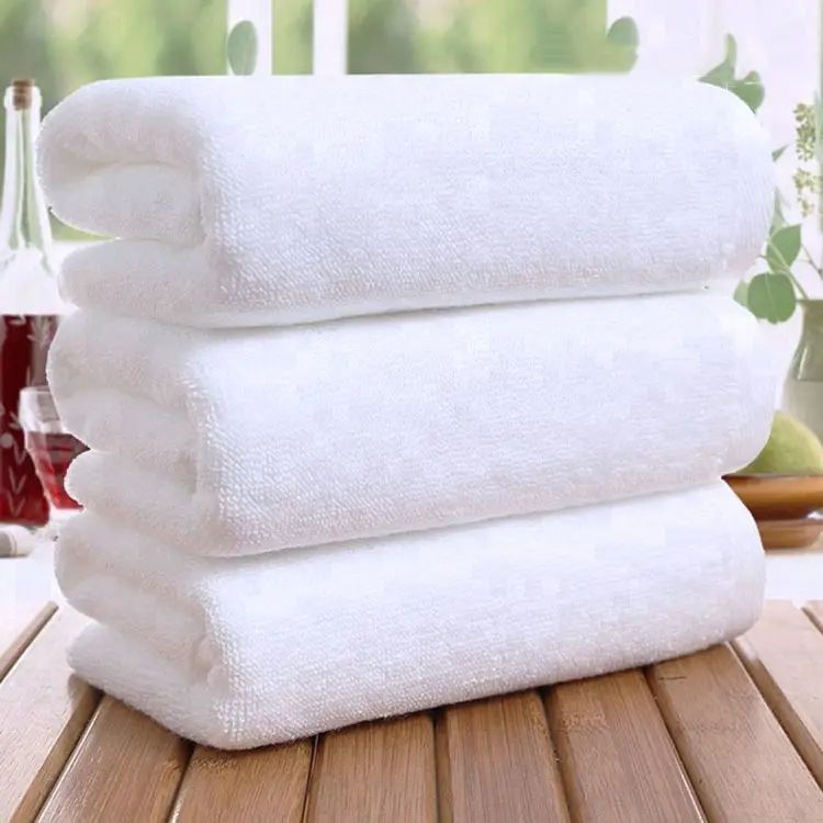 Custom Logo Luxury Hand Face White Hotel Towel Set Quality Hotel Bath Towel 100% Cotton Hotel Towel