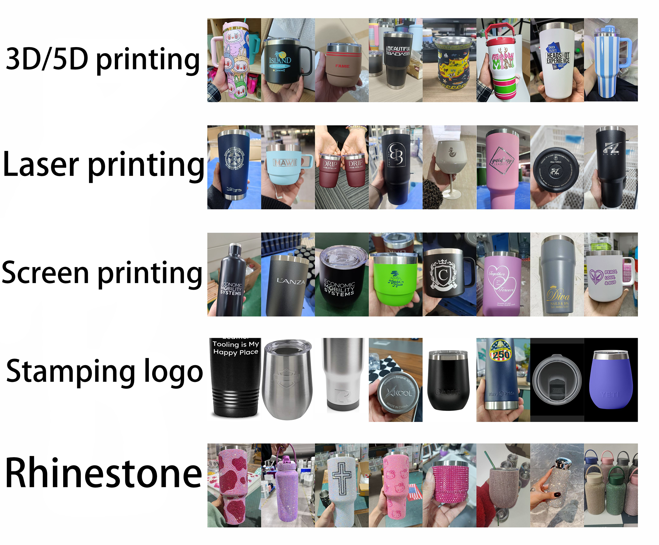 Custom Color Vacuum Metal Cup Stainless Travel Mug 40oz Insulated Handle Tumbler with Lids and Straw Cup with Lid and Straw