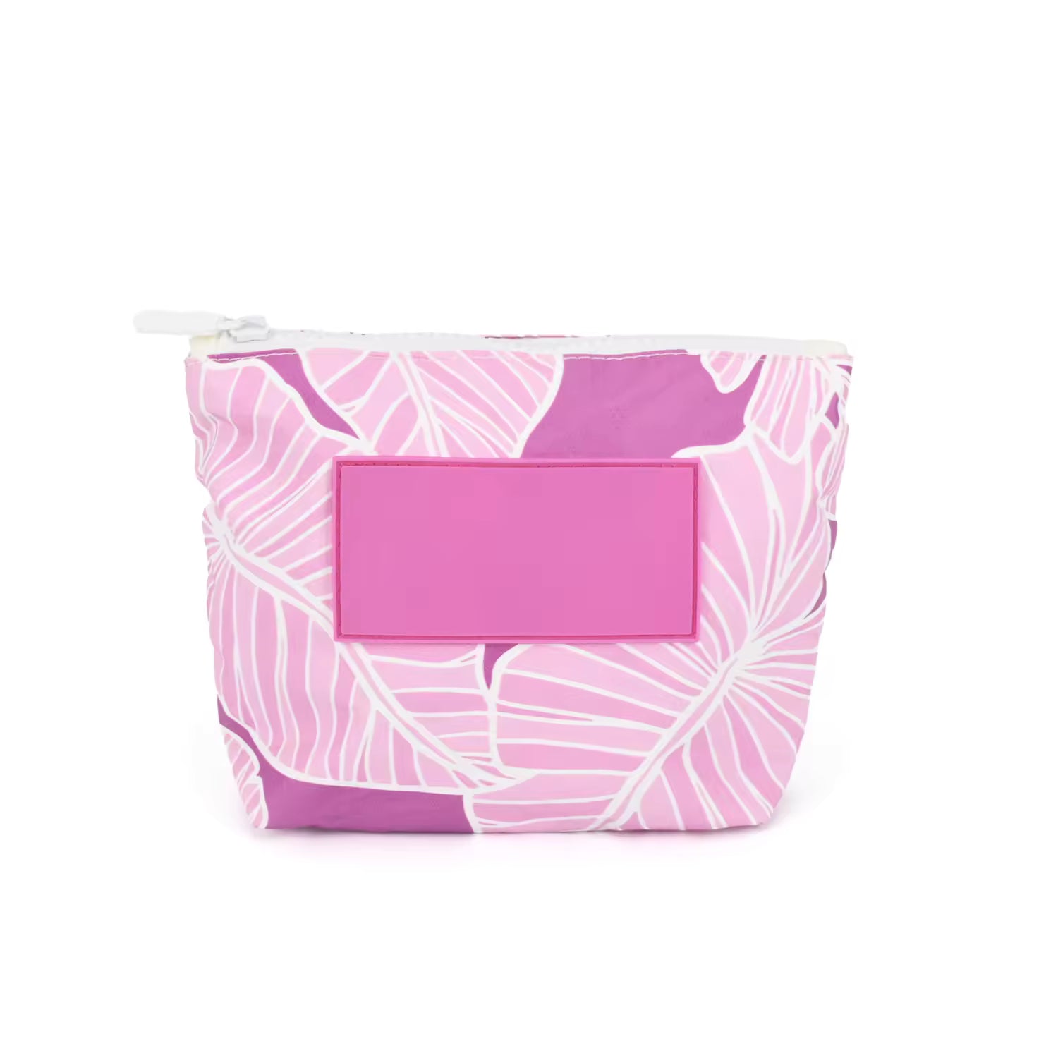 Custom Floral Tyvek Paper Pouch Waterproof Cosmetic Bag Portable Travel Overnight Toiletry Makeup Pouch for Women