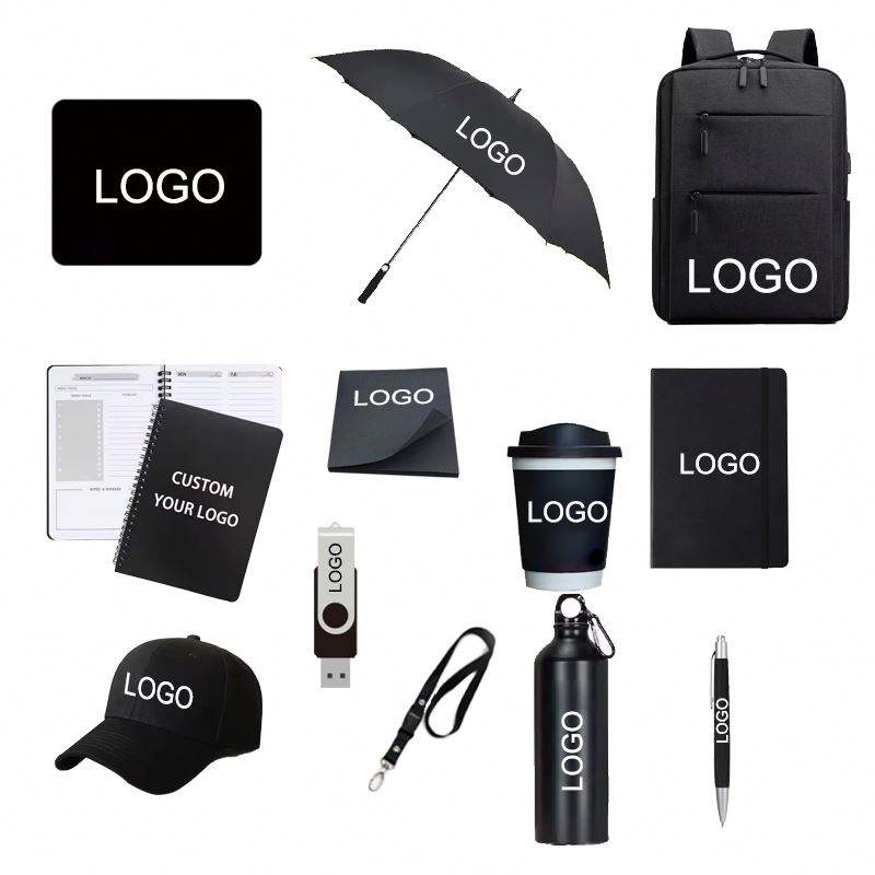 Yy771 Custom Souvenir With Logo Promotional Bottle Shirt Shopping Bag Pen Cap for Graduation Business Gift Set