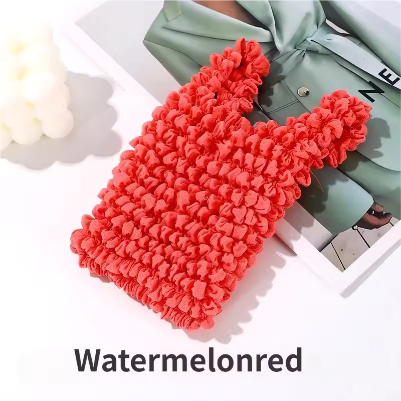 Cross-border New Product Japanese-style Design Pleated Shopping Bubble Bag, Durian Shrink Bag Hedgehog Bubble Pleated Gift Bag