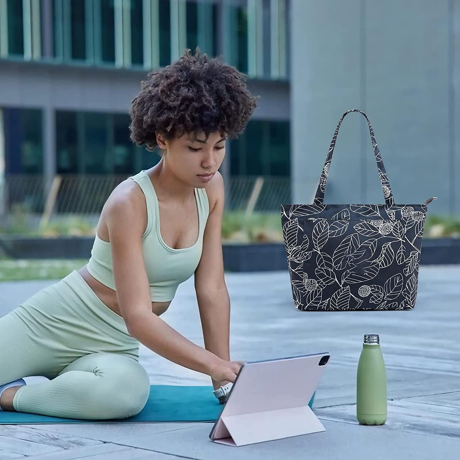 Custom logo Print Yoga Matt Bag Ecofriendly Yoga Mat Cover Bag Carrier Eco Friendly Cotton Canvas Yoga Mat Bag