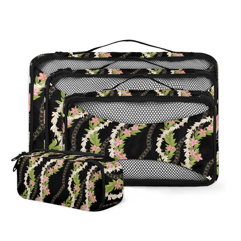 4 PCS Travel Organizer Bags Set Luggage Packing Cubes Lightweight Clothes Storage Pouches