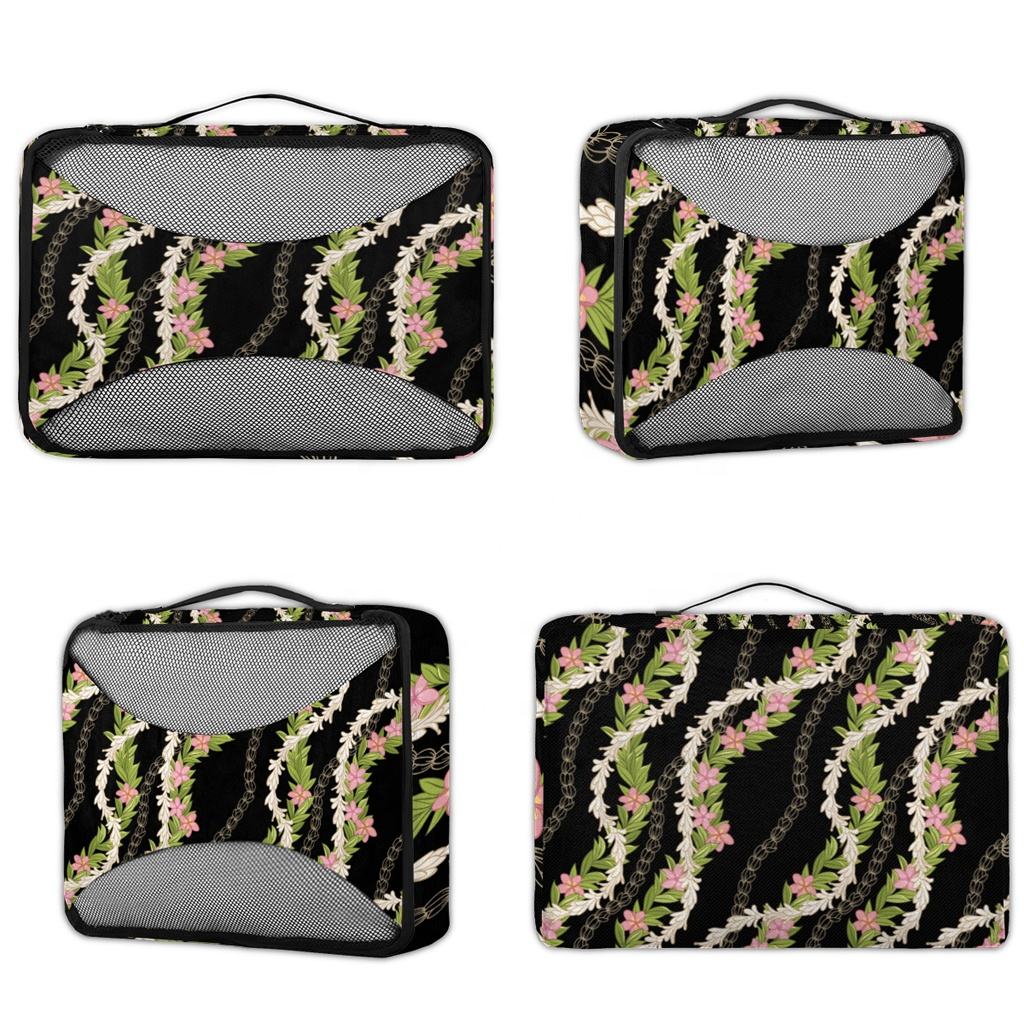 4 PCS Travel Organizer Bags Set Luggage Packing Cubes Lightweight Clothes Storage Pouches