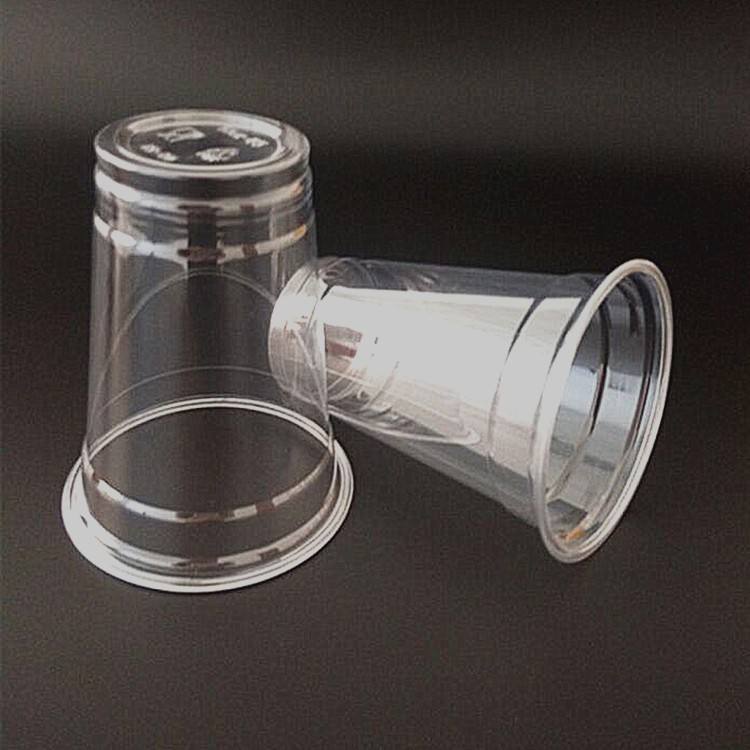 Disposable Reusable Transparent Clear Custom Printed Logo Plastic PET Drinking Cup Cold Coffee Cups with Lids and Straws
