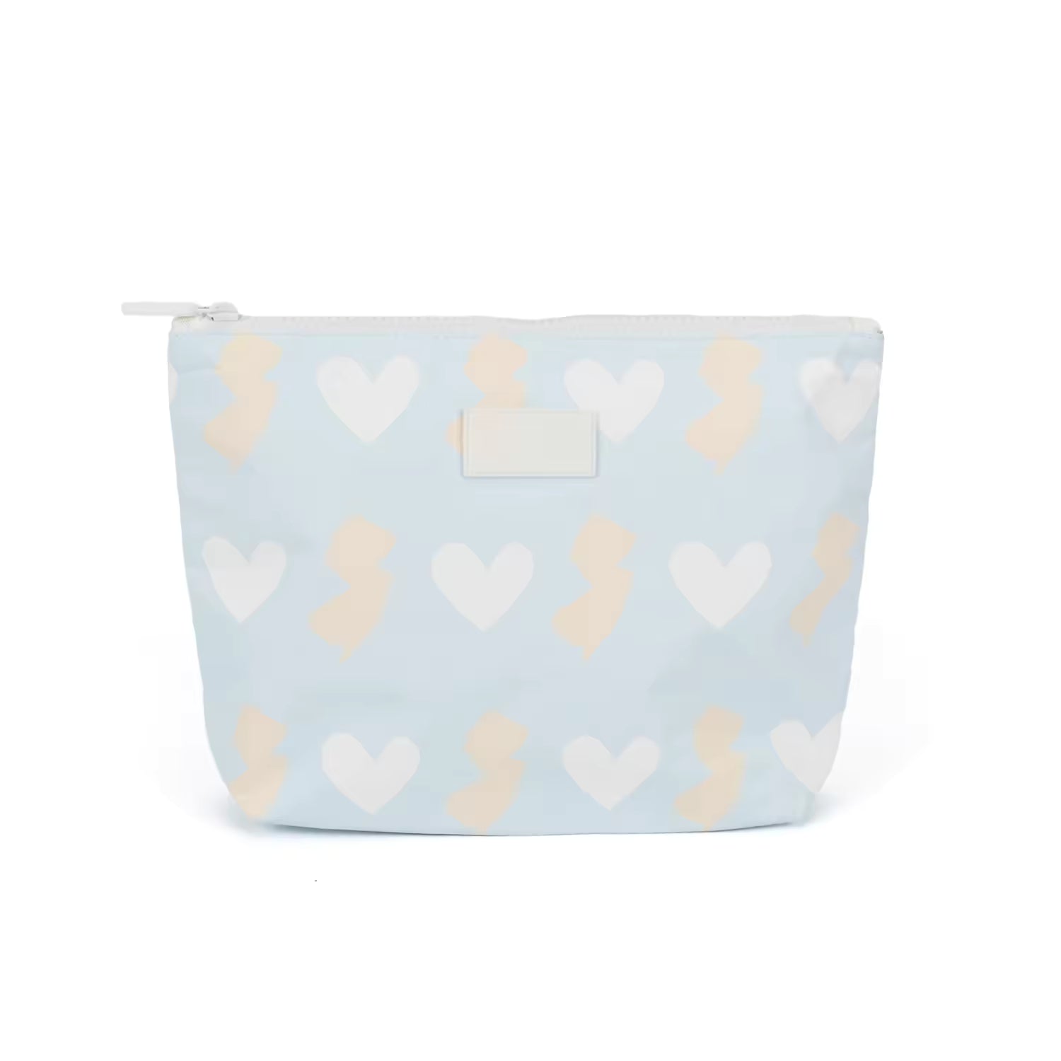 Custom Floral Tyvek Paper Pouch Waterproof Cosmetic Bag Portable Travel Overnight Toiletry Makeup Pouch for Women