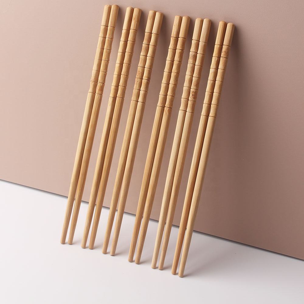 Custom Disposable Bamboo Chopsticks-Bacchette Giapponesi Palillos Chinos Wedding Pair for Noodles Ramen Sushi