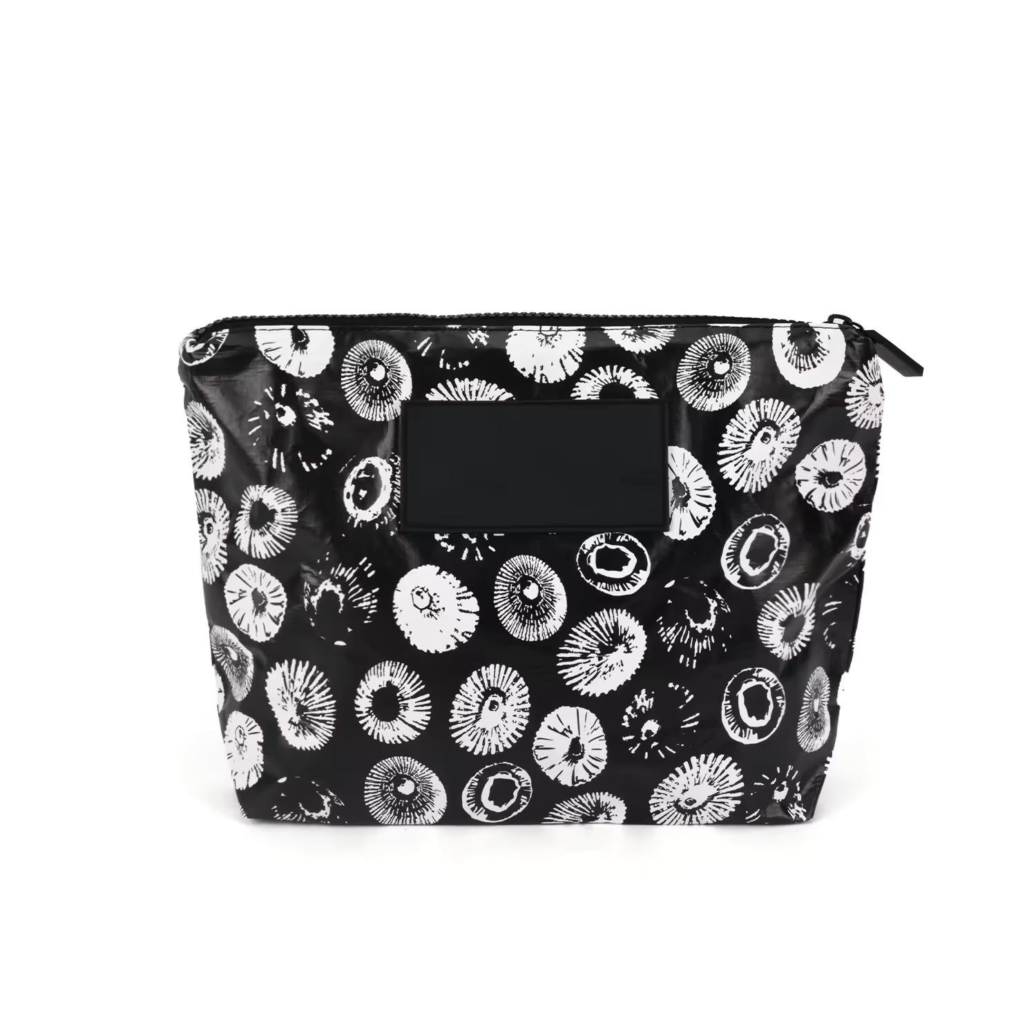 Custom Floral Tyvek Paper Pouch Waterproof Cosmetic Bag Portable Travel Overnight Toiletry Makeup Pouch for Women
