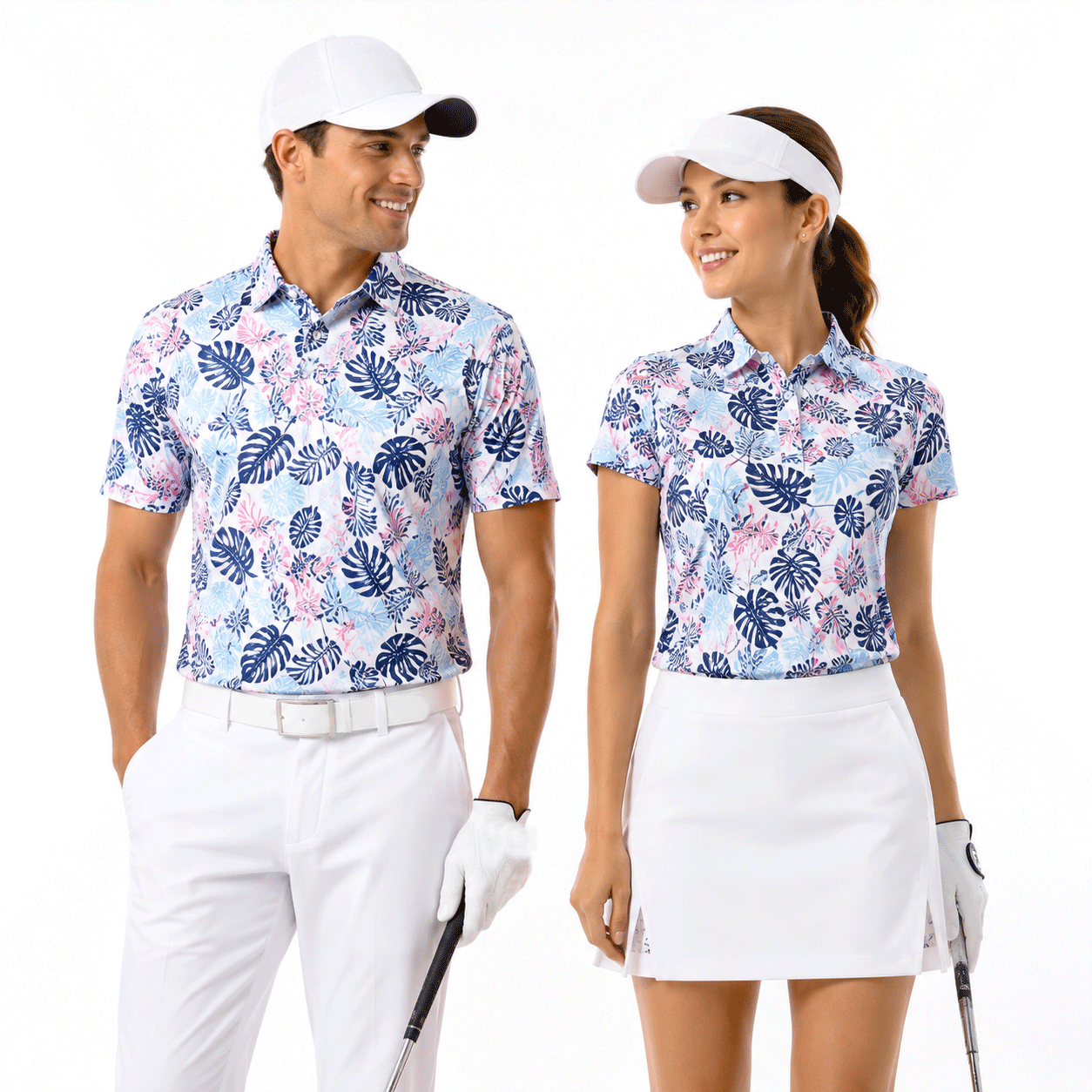 High Quality Custom Logo Performance Men Women Golf Polo Shirt Breathable Quick Dry Athletic Sportswear Unisex Golf Wear