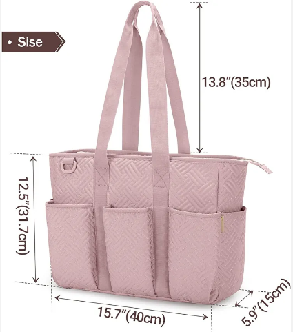 Nurse Tote Bag for Work Nurses, Clinical Bag for Nursing Students and Home Health Care Staff