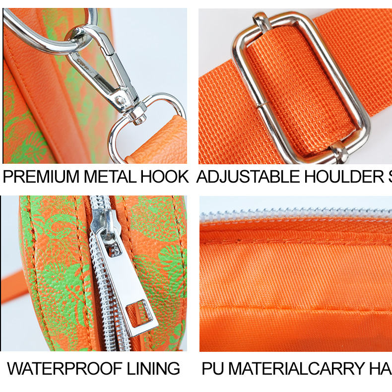 Custom Shoulder Soft Leather Sling Camera Bags Women Crossbody Bag With Coin Purse