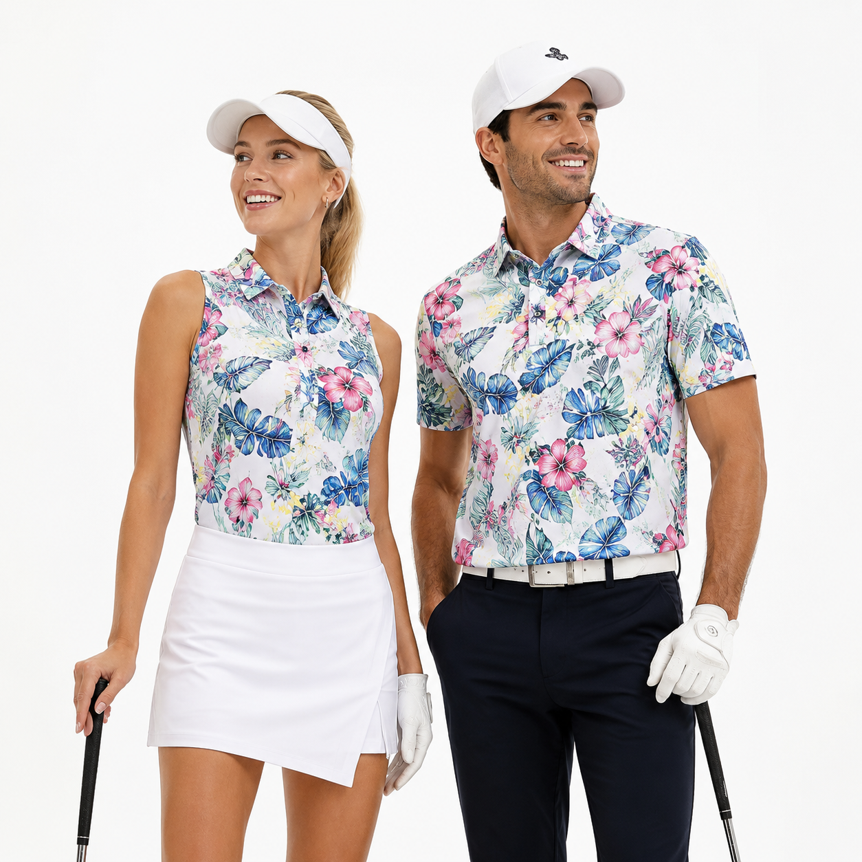 High Quality Custom Logo Performance Men Women Golf Polo Shirt Breathable Quick Dry Athletic Sportswear Unisex Golf Wear