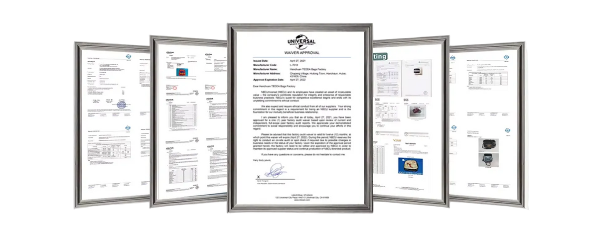 Our Certificate